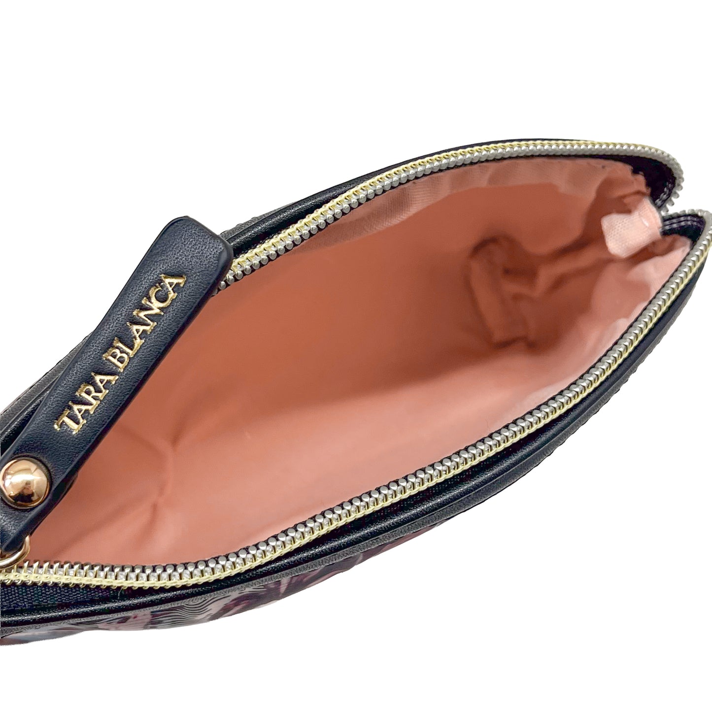 Tara Branca Select Mademoiselle Louise French Brand Madagascar Made Pouch 12.5cm x 17cm (Black)