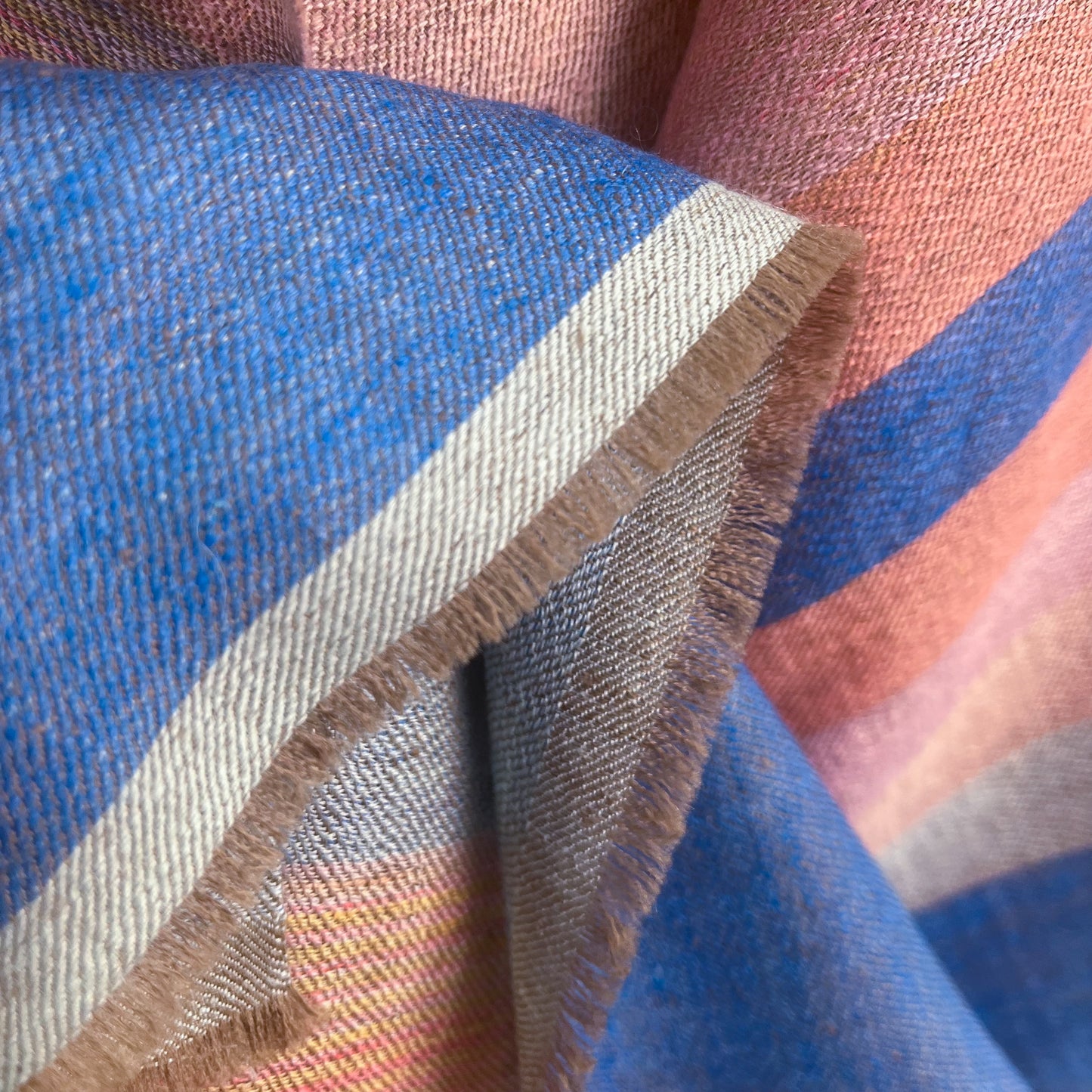 Reversible cashmere stole (mixed)