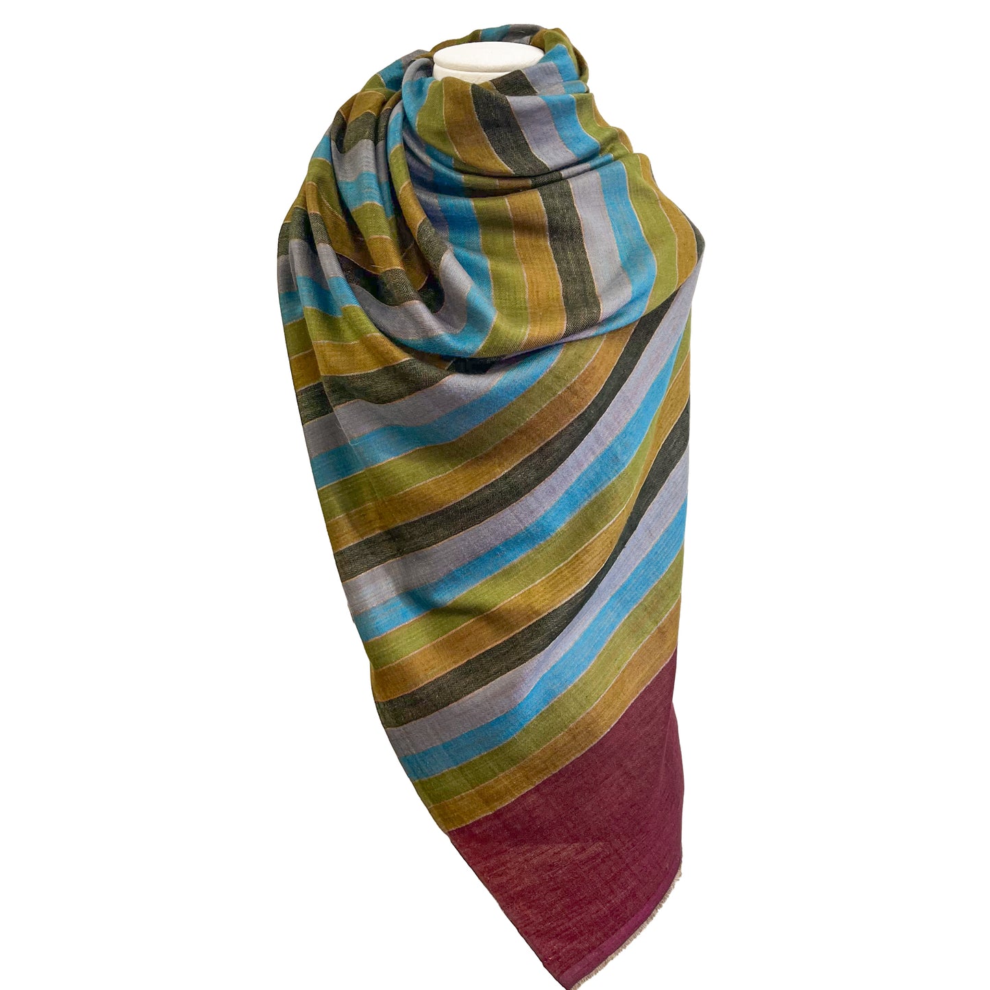 リバーシブルカシミヤストール(ミックスA)