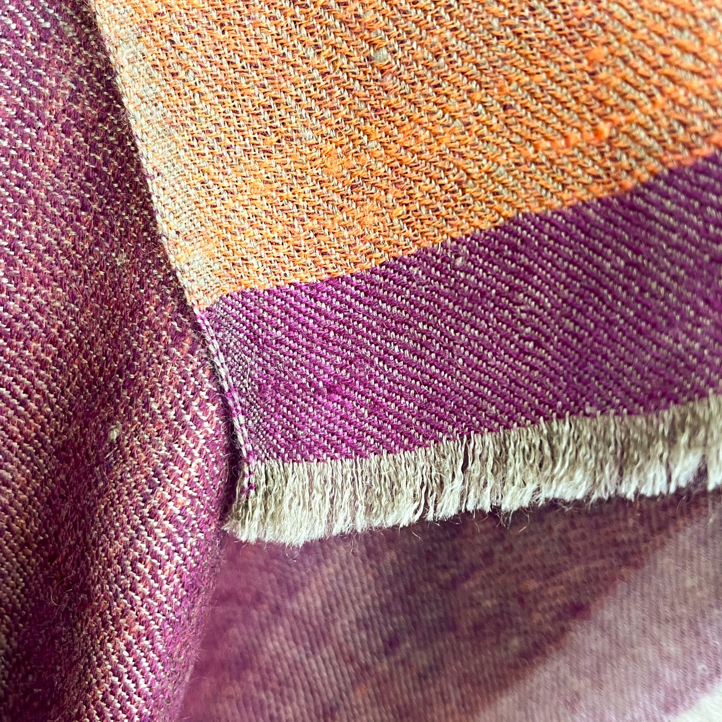 リバーシブルカシミヤストール(ミックスA)