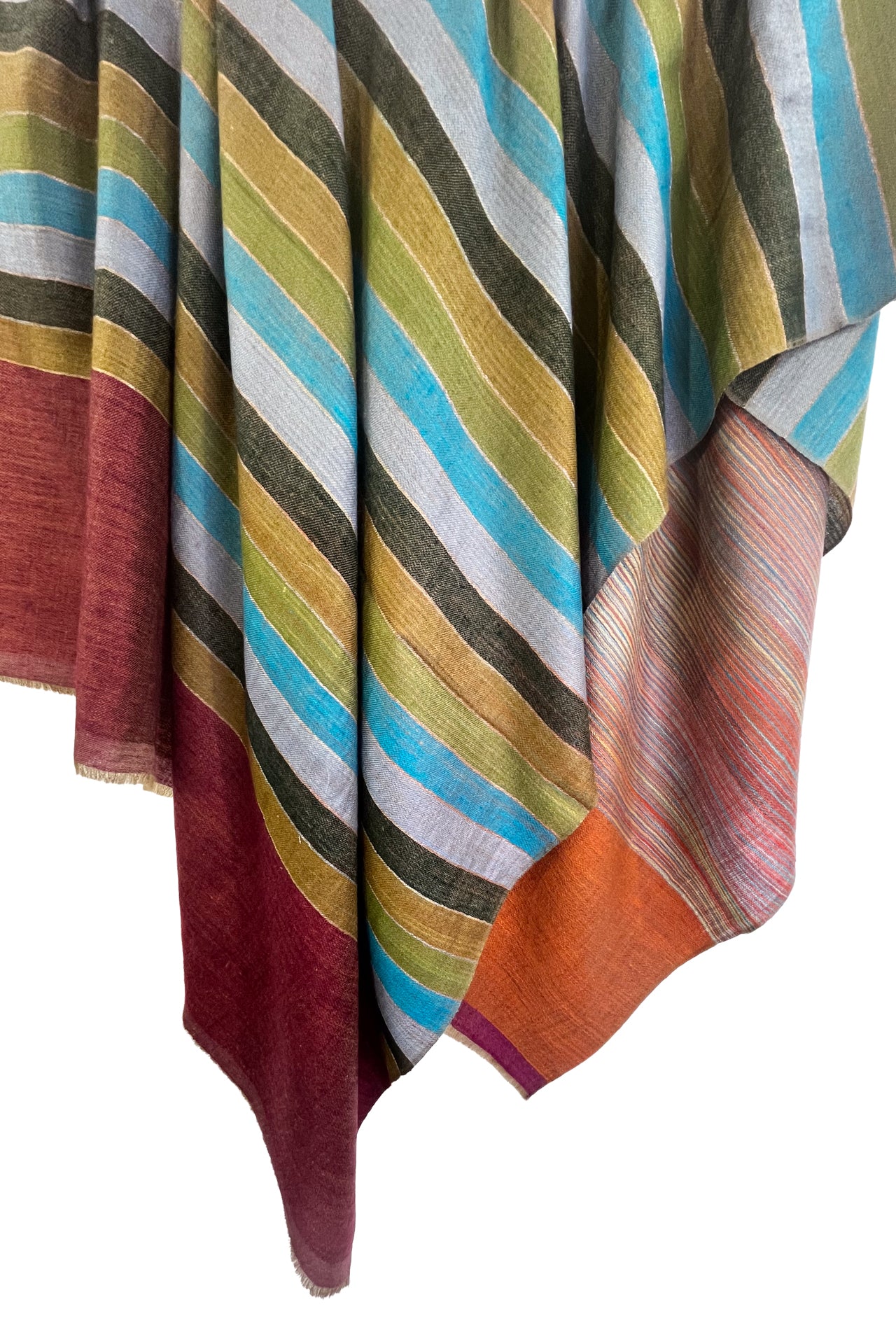 リバーシブルカシミヤストール(ミックスA)