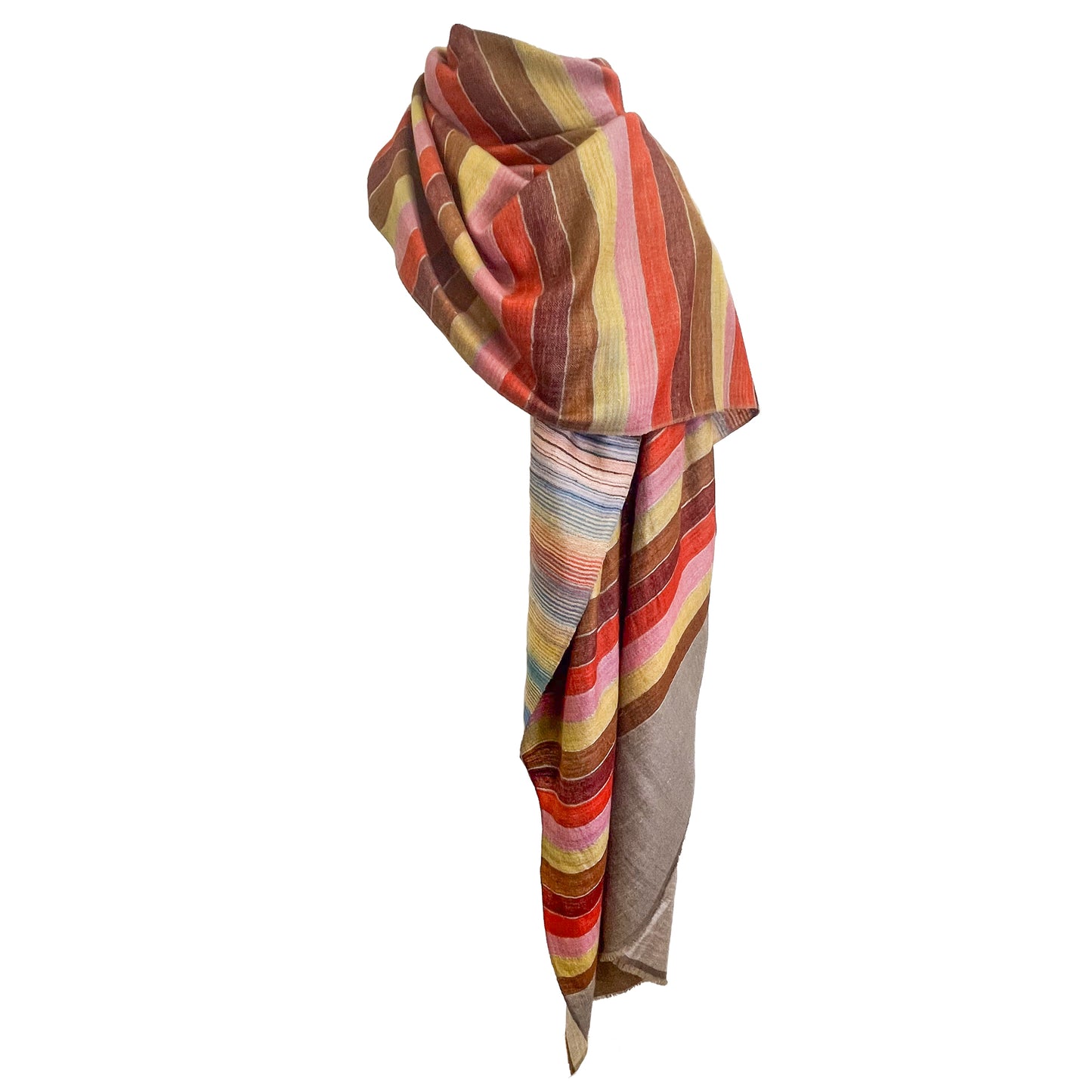 リバーシブルカシミヤストール(ミックスB)