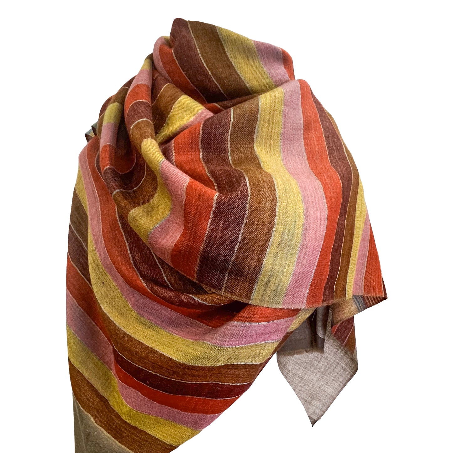 リバーシブルカシミヤストール(ミックスB)