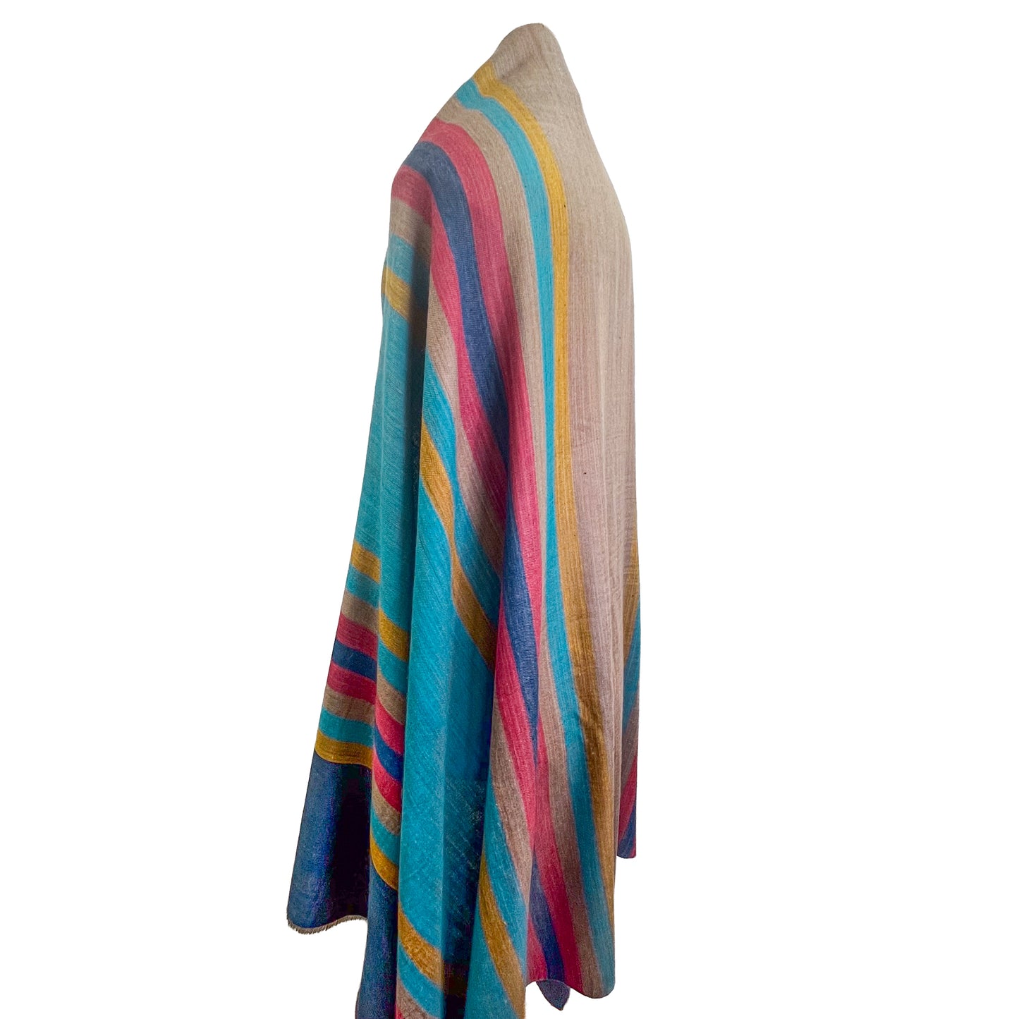 リバーシブルカシミヤストール(ミックスC)