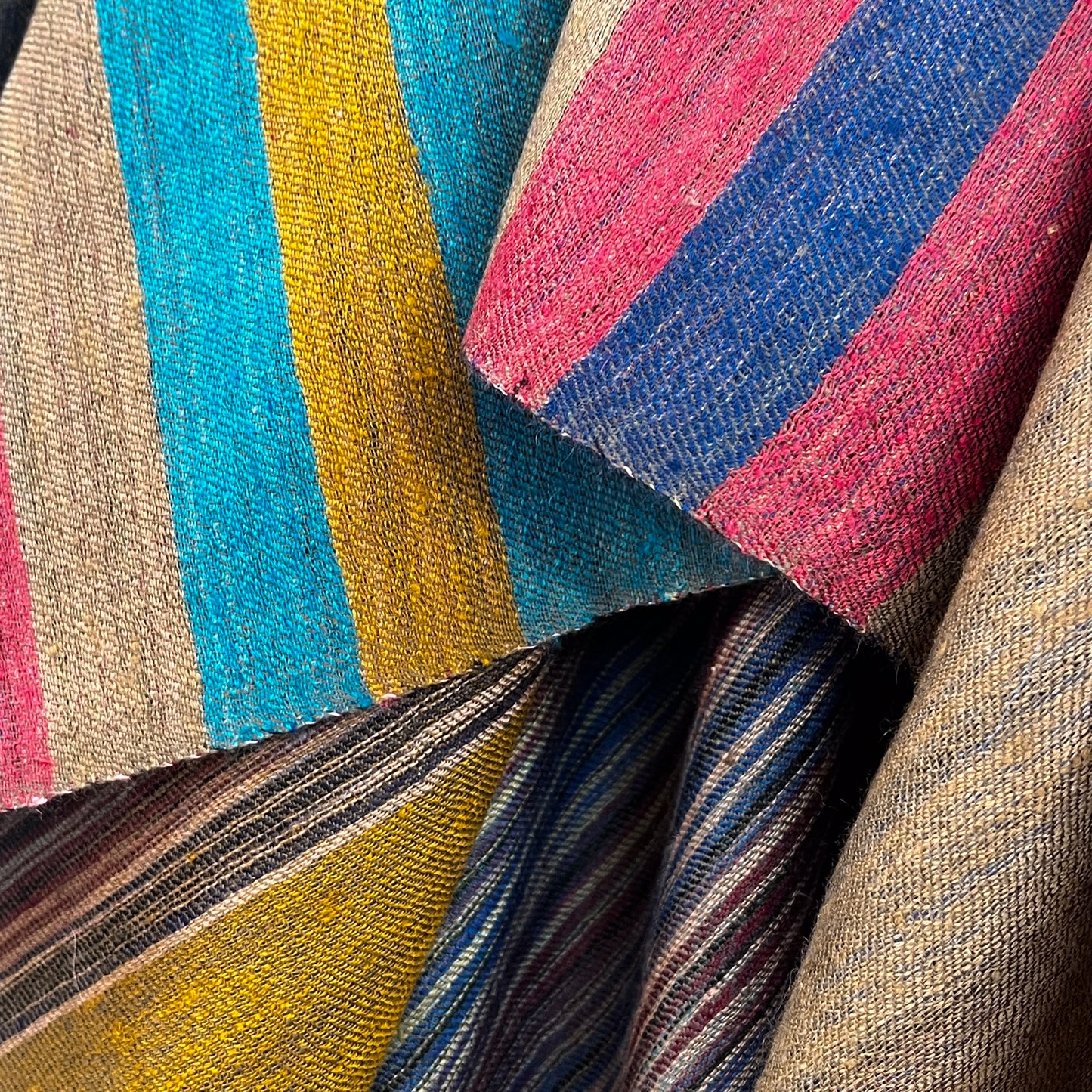 リバーシブルカシミヤストール(ミックスC)