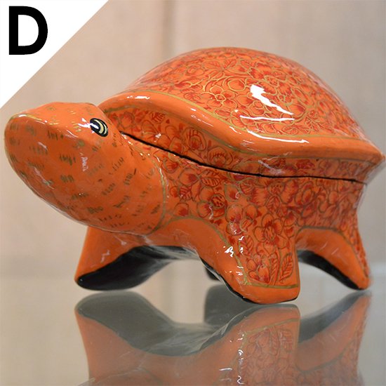 Tara Blanca Original Paper Mache Turtle (Medium) 5 colors available