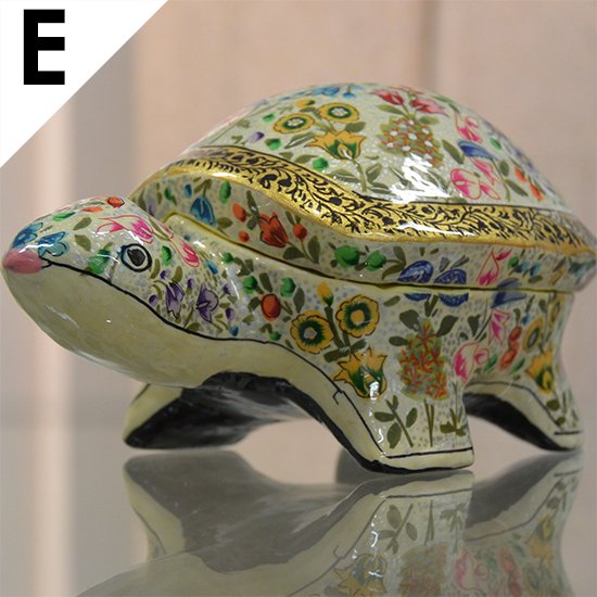 Tara Blanca Original Paper Mache Turtle (Medium) 5 colors available