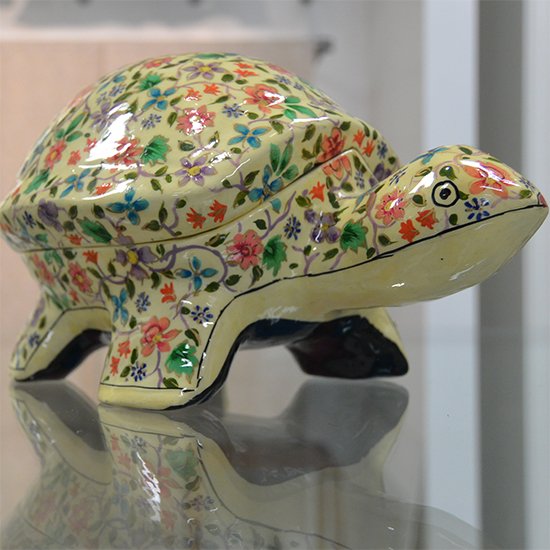 Tara Blanca Original Paper Mache Turtle (Large)