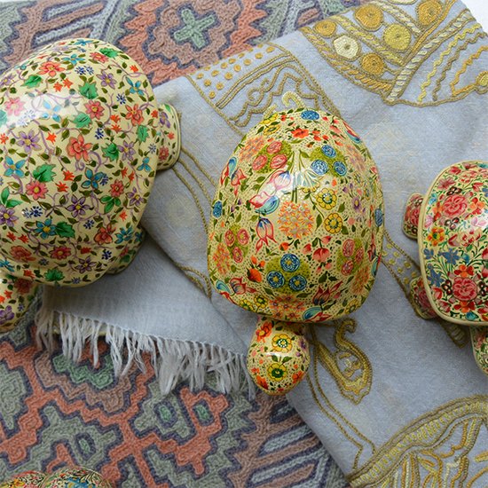 Tara Blanca Original Paper Mache Turtle (Large)