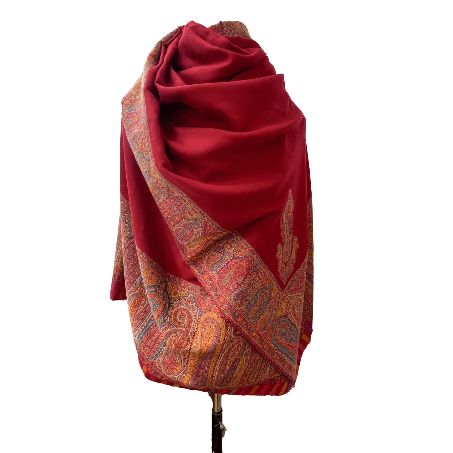 2026HappyBag 10万円 ＜ウールニードル手刺繍ストール1点+大判ウールジャガード織ストール1点+細幅マシン刺繍 ストール 1点セット＞1点限定！