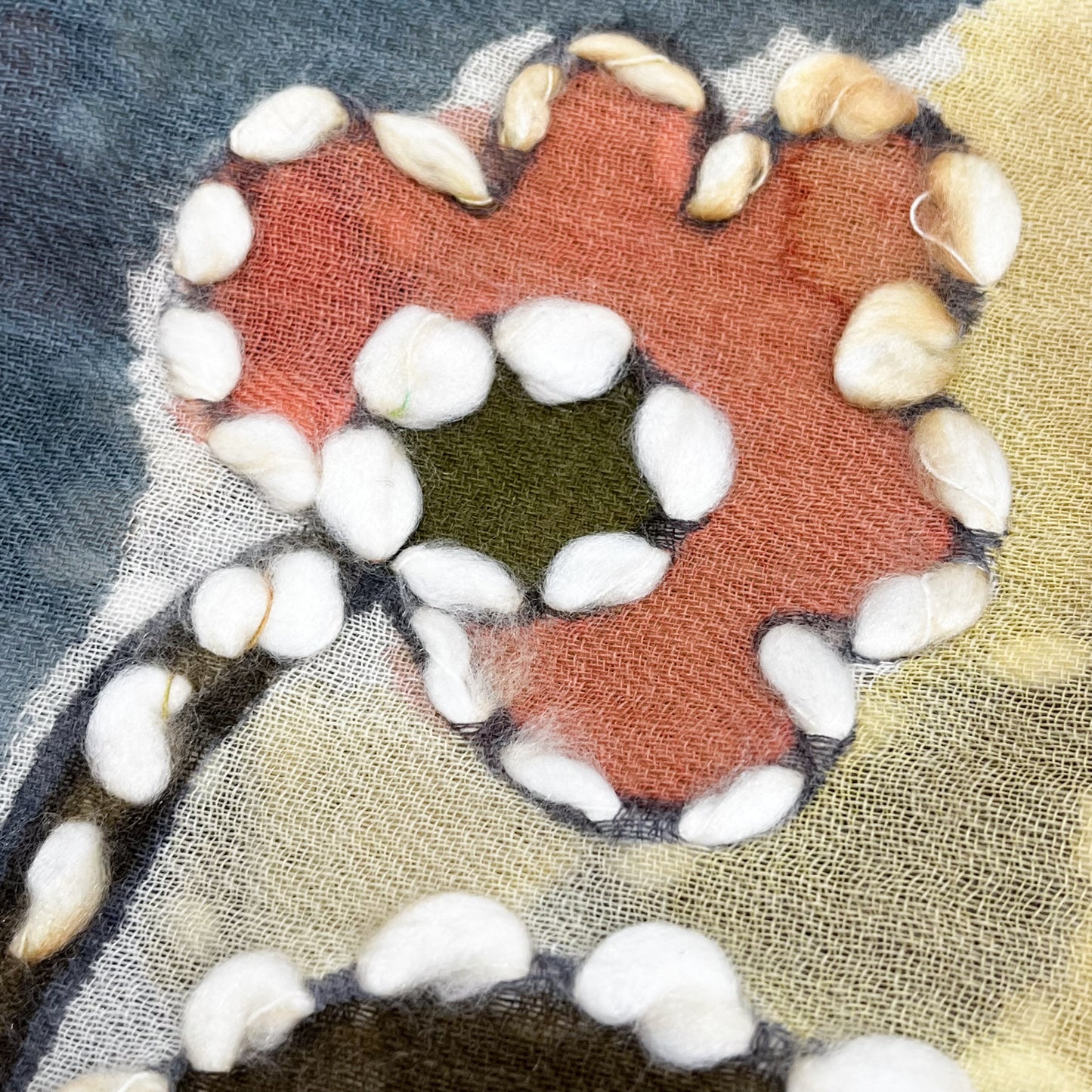 2026HappyBag 3万円 ＜ニードル手刺繍ストール1点+ウール毛糸手刺繍ストール1点+細幅マシン刺繍 ストール 1点+ワンハンドルポーチ1点セット＞3点限定！