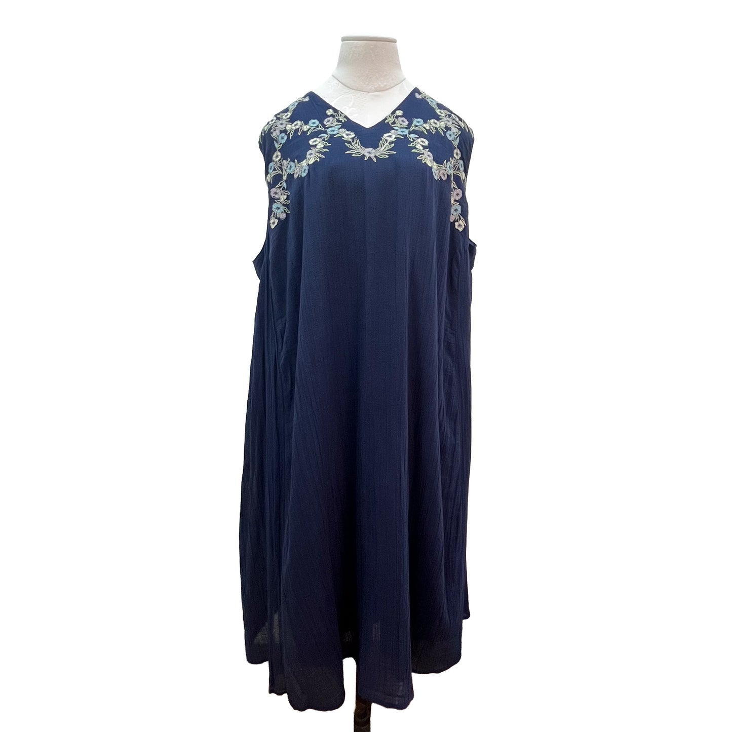 [20% OFF] Willow cotton machine embroidered dress (white) G-V0007DR_0271