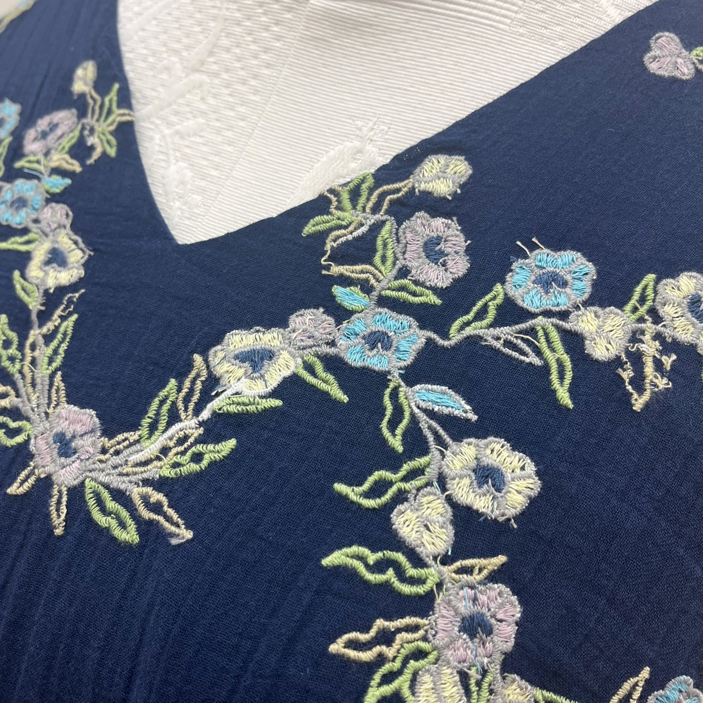 [20% OFF] Willow cotton machine embroidered dress (white) G-V0007DR_0271