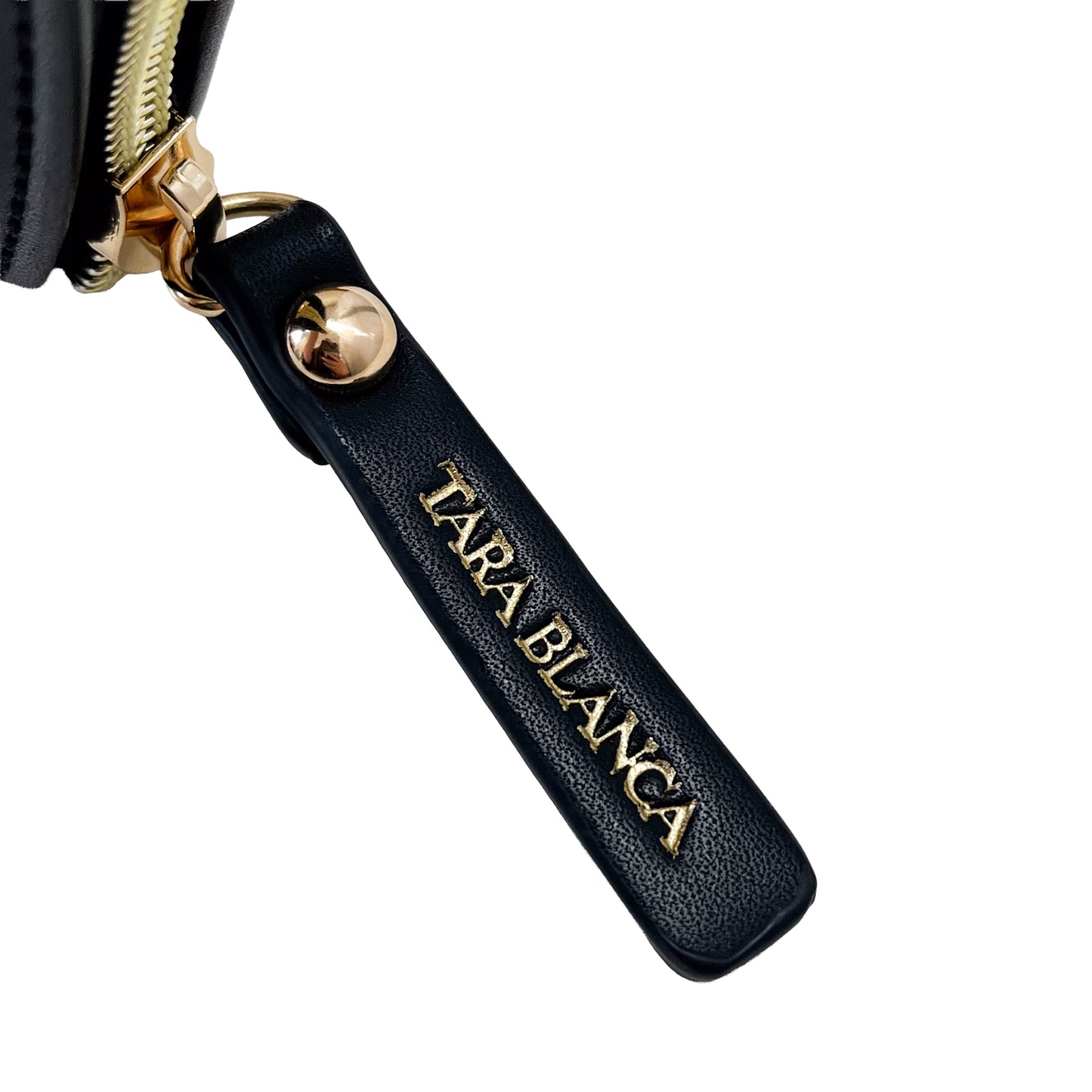 Tara Branca Select Mademoiselle Louise French Brand Madagascar Made Pouch 12.5cm x 17cm (Black)