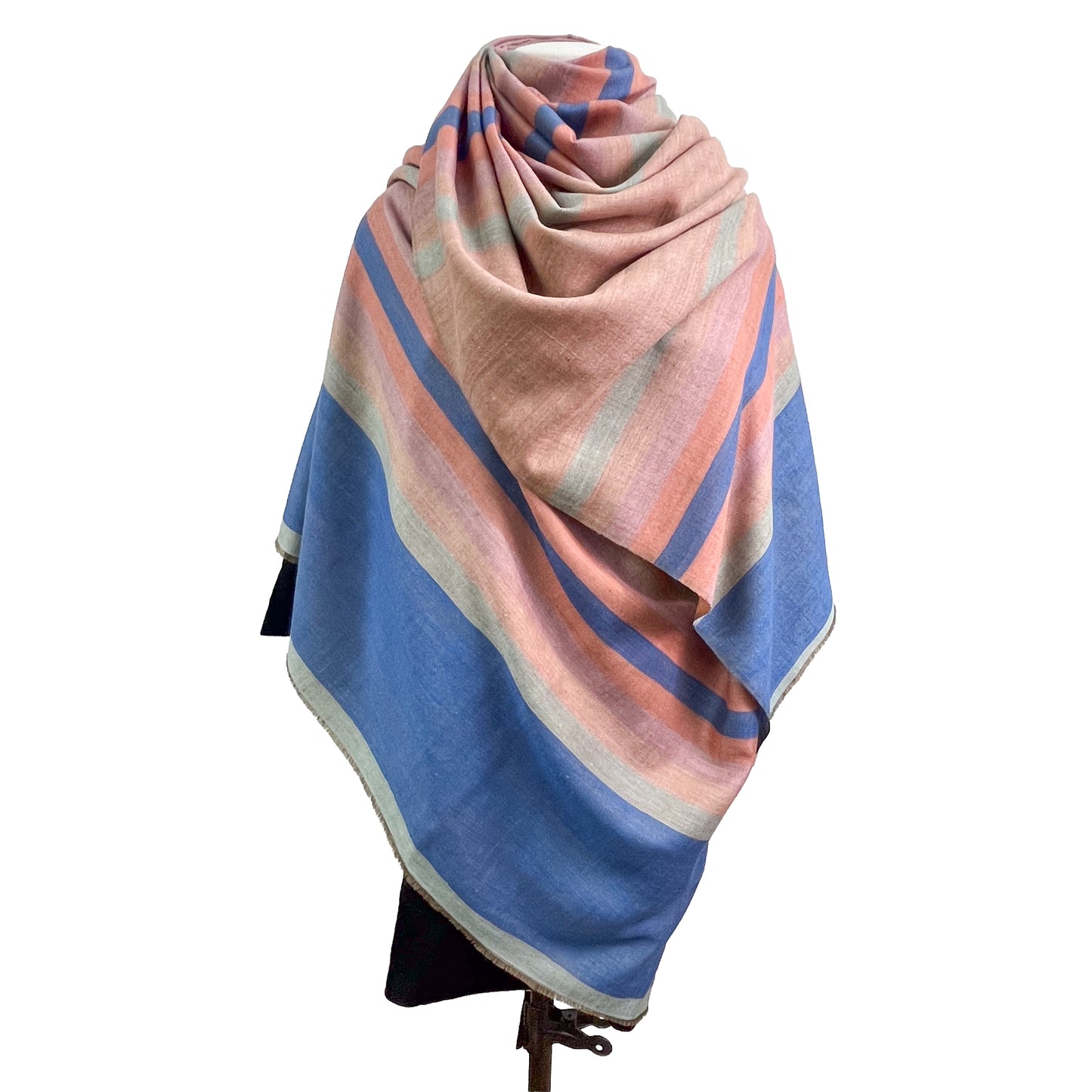 Reversible cashmere stole (mixed) 
