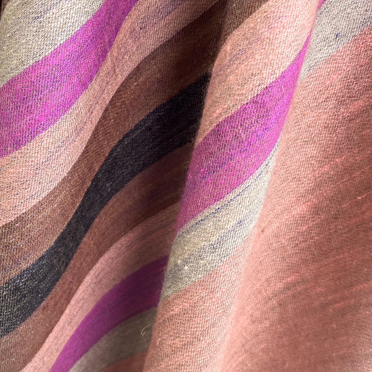 Reversible cashmere stole (mixed) 