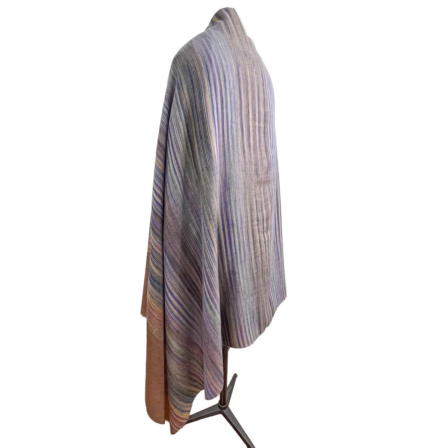Reversible cashmere stole (mixed) 