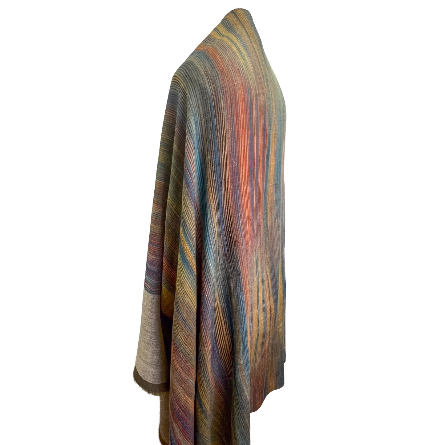 リバーシブルカシミヤストール(ミックスB)