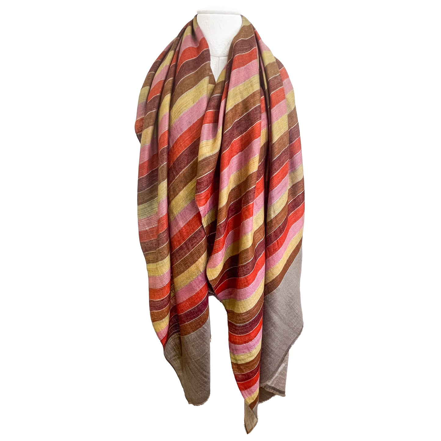 リバーシブルカシミヤストール(ミックスB)