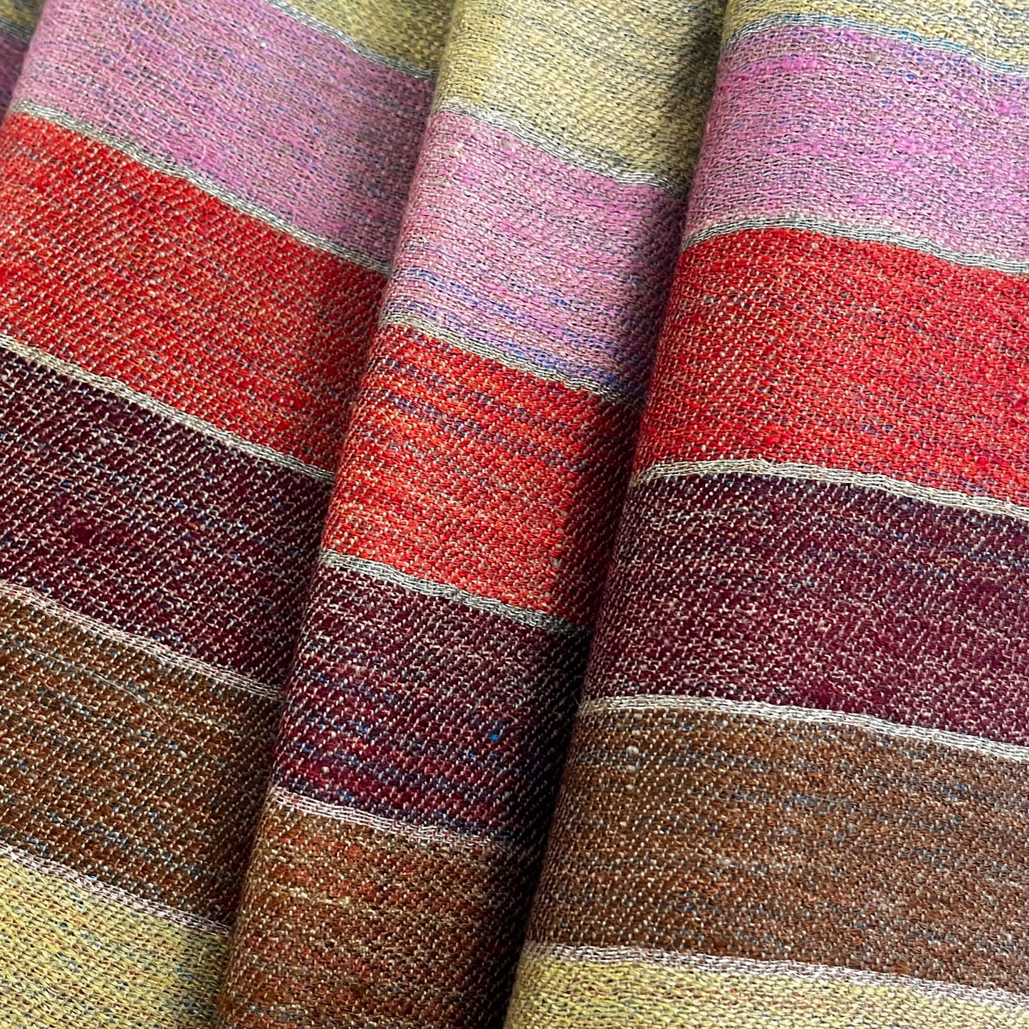 リバーシブルカシミヤストール(ミックスB)