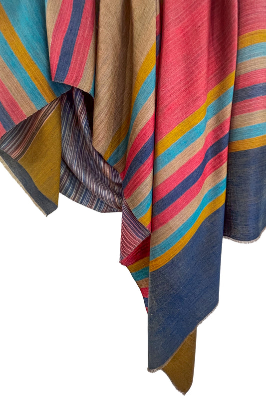 リバーシブルカシミヤストール(ミックスC)