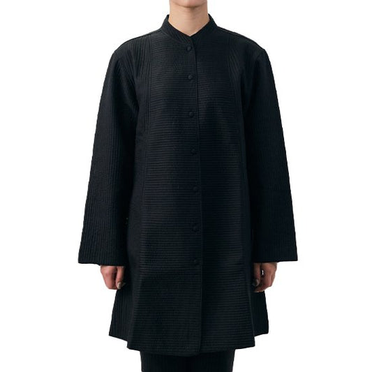 Silk quilted jacket (black) HG-SQ0001M_0231